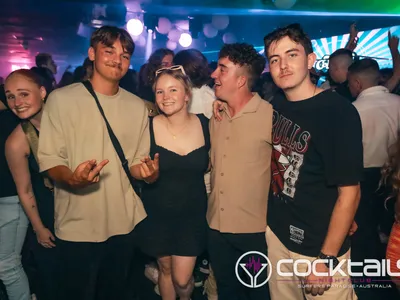 A professional photo of guests enjoying themselves at Cocktails Nightclub from our gallery.