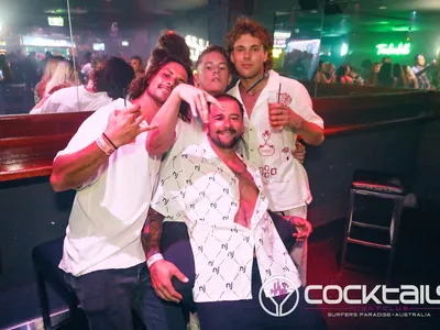 A professional photo of guests enjoying themselves at Cocktails Nightclub from our gallery.