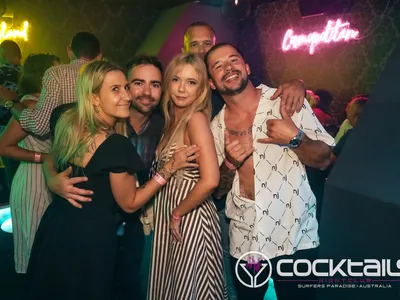 A professional photo of guests enjoying themselves at Cocktails Nightclub from our gallery.