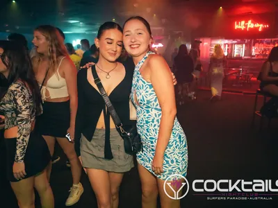 A professional photo of guests enjoying themselves at Cocktails Nightclub from our gallery.