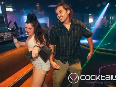 A professional photo of guests enjoying themselves at Cocktails Nightclub from our gallery.