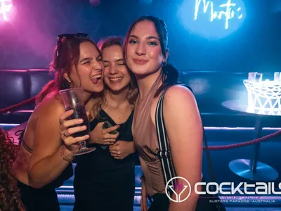 A professional photo of guests enjoying themselves at Cocktails Nightclub from our gallery.