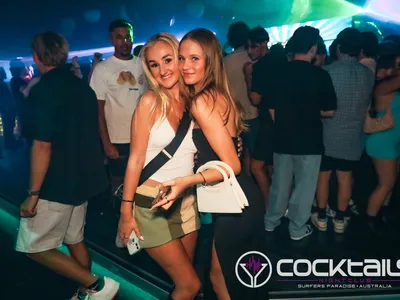 A professional photo of guests enjoying themselves at Cocktails Nightclub from our gallery.