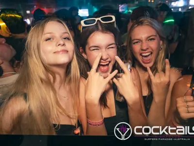 A professional photo of guests enjoying themselves at Cocktails Nightclub from our gallery.