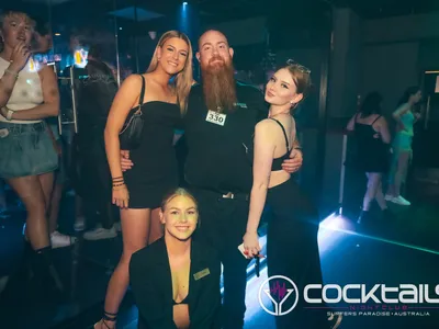 A professional photo of guests enjoying themselves at Cocktails Nightclub from our gallery.