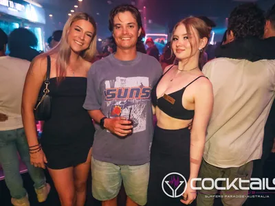 A professional photo of guests enjoying themselves at Cocktails Nightclub from our gallery.