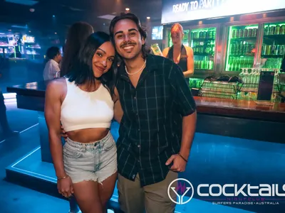 A professional photo of guests enjoying themselves at Cocktails Nightclub from our gallery.