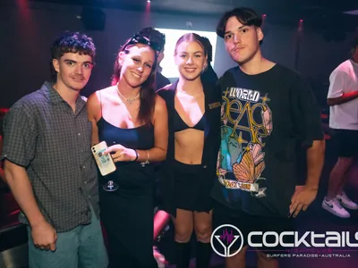 A professional photo of guests enjoying themselves at Cocktails Nightclub from our gallery.