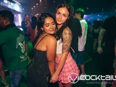 A professional photo of guests enjoying themselves at Cocktails Nightclub from our gallery.