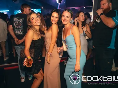 A professional photo of guests enjoying themselves at Cocktails Nightclub from our gallery.