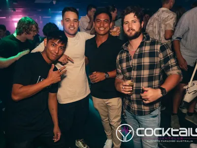 A professional photo of guests enjoying themselves at Cocktails Nightclub from our gallery.