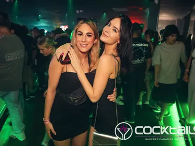 A professional photo of guests enjoying themselves at Cocktails Nightclub from our gallery.