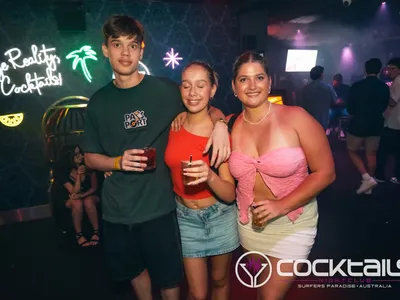 A professional photo of guests enjoying themselves at Cocktails Nightclub from our gallery.