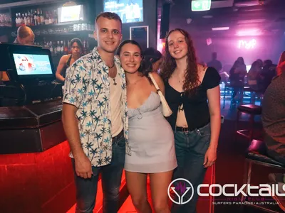 A professional photo of guests enjoying themselves at Cocktails Nightclub from our gallery.