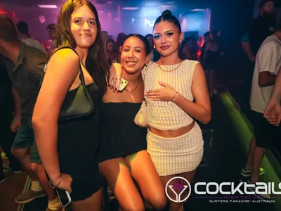 A professional photo of guests enjoying themselves at Cocktails Nightclub from our gallery.