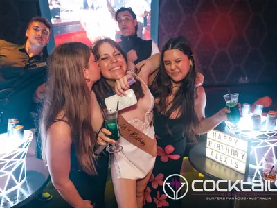 A professional photo of guests enjoying themselves at Cocktails Nightclub from our gallery.