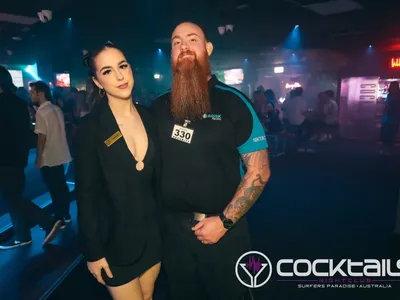 A professional photo of guests enjoying themselves at Cocktails Nightclub from our gallery.