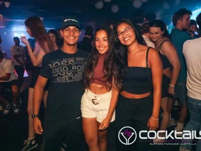 A professional photo of guests enjoying themselves at Cocktails Nightclub from our gallery.