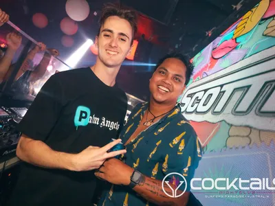 A professional photo of guests enjoying themselves at Cocktails Nightclub from our gallery.