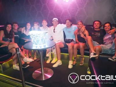 A professional photo of guests enjoying themselves at Cocktails Nightclub from our gallery.