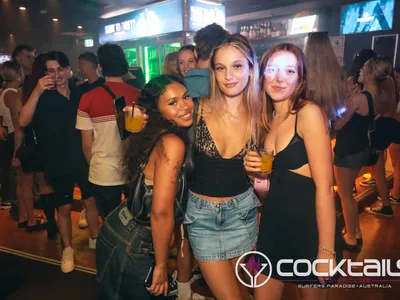 A professional photo of guests enjoying themselves at Cocktails Nightclub from our gallery.