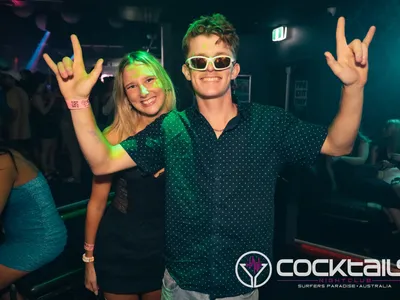 A professional photo of guests enjoying themselves at Cocktails Nightclub from our gallery.