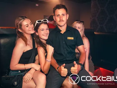 A professional photo of guests enjoying themselves at Cocktails Nightclub from our gallery.