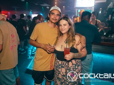 A professional photo of guests enjoying themselves at Cocktails Nightclub from our gallery.