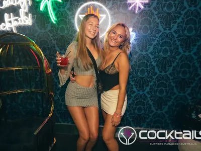 A professional photo of guests enjoying themselves at Cocktails Nightclub from our gallery.