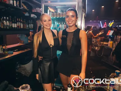 A professional photo of guests enjoying themselves at Cocktails Nightclub from our gallery.