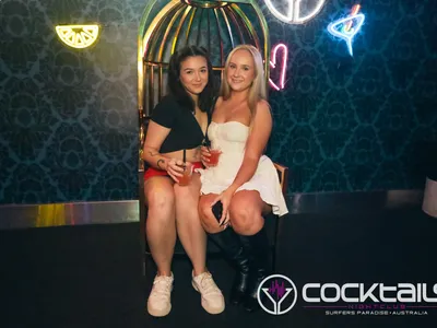 A professional photo of guests enjoying themselves at Cocktails Nightclub from our gallery.