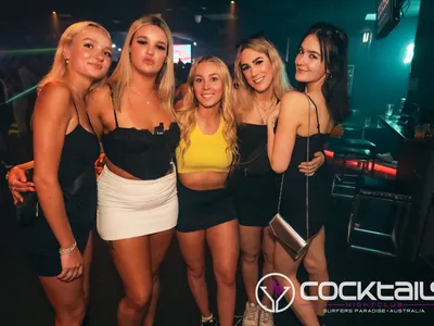 A professional photo of guests enjoying themselves at Cocktails Nightclub from our gallery.