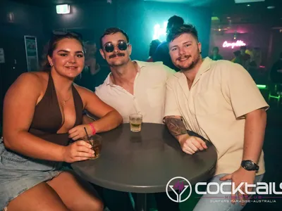 A professional photo of guests enjoying themselves at Cocktails Nightclub from our gallery.