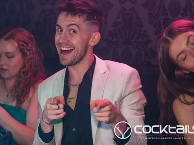 A professional photo of guests enjoying themselves at Cocktails Nightclub from our gallery.