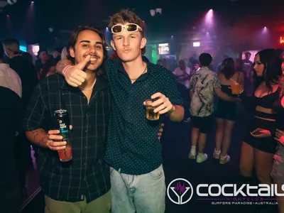 A professional photo of guests enjoying themselves at Cocktails Nightclub from our gallery.