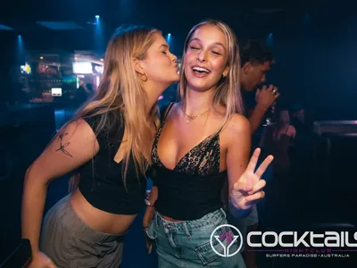 A professional photo of guests enjoying themselves at Cocktails Nightclub from our gallery.