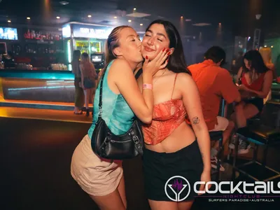 A professional photo of guests enjoying themselves at Cocktails Nightclub from our gallery.