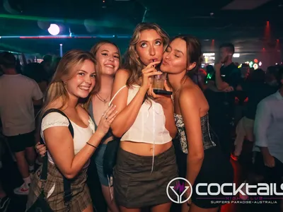 A professional photo of guests enjoying themselves at Cocktails Nightclub from our gallery.