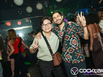 A professional photo of guests enjoying themselves at Cocktails Nightclub from our gallery.