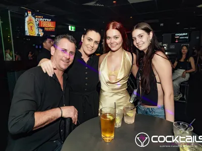 A professional photo of guests enjoying themselves at Cocktails Nightclub from our gallery.