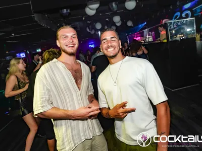 A professional photo of guests enjoying themselves at Cocktails Nightclub from our gallery.