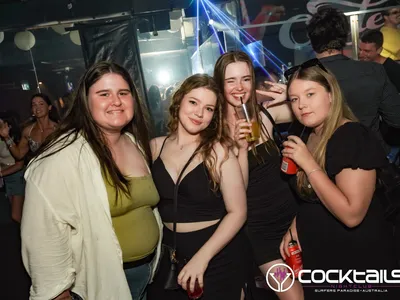 A professional photo of guests enjoying themselves at Cocktails Nightclub from our gallery.