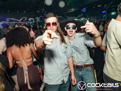 A professional photo of guests enjoying themselves at Cocktails Nightclub from our gallery.