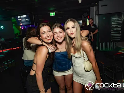 A professional photo of guests enjoying themselves at Cocktails Nightclub from our gallery.