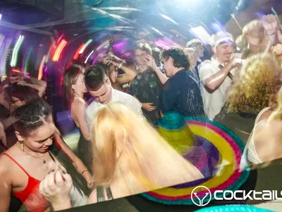 A professional photo of guests enjoying themselves at Cocktails Nightclub from our gallery.