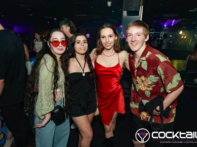 A professional photo of guests enjoying themselves at Cocktails Nightclub from our gallery.