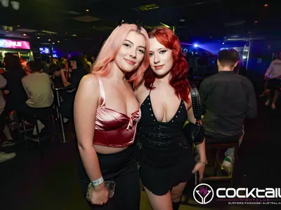 A professional photo of guests enjoying themselves at Cocktails Nightclub from our gallery.