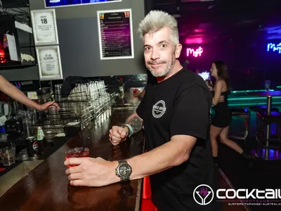 A professional photo of guests enjoying themselves at Cocktails Nightclub from our gallery.