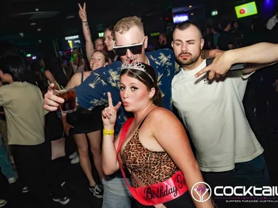 A professional photo of guests enjoying themselves at Cocktails Nightclub from our gallery.