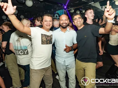 A professional photo of guests enjoying themselves at Cocktails Nightclub from our gallery.